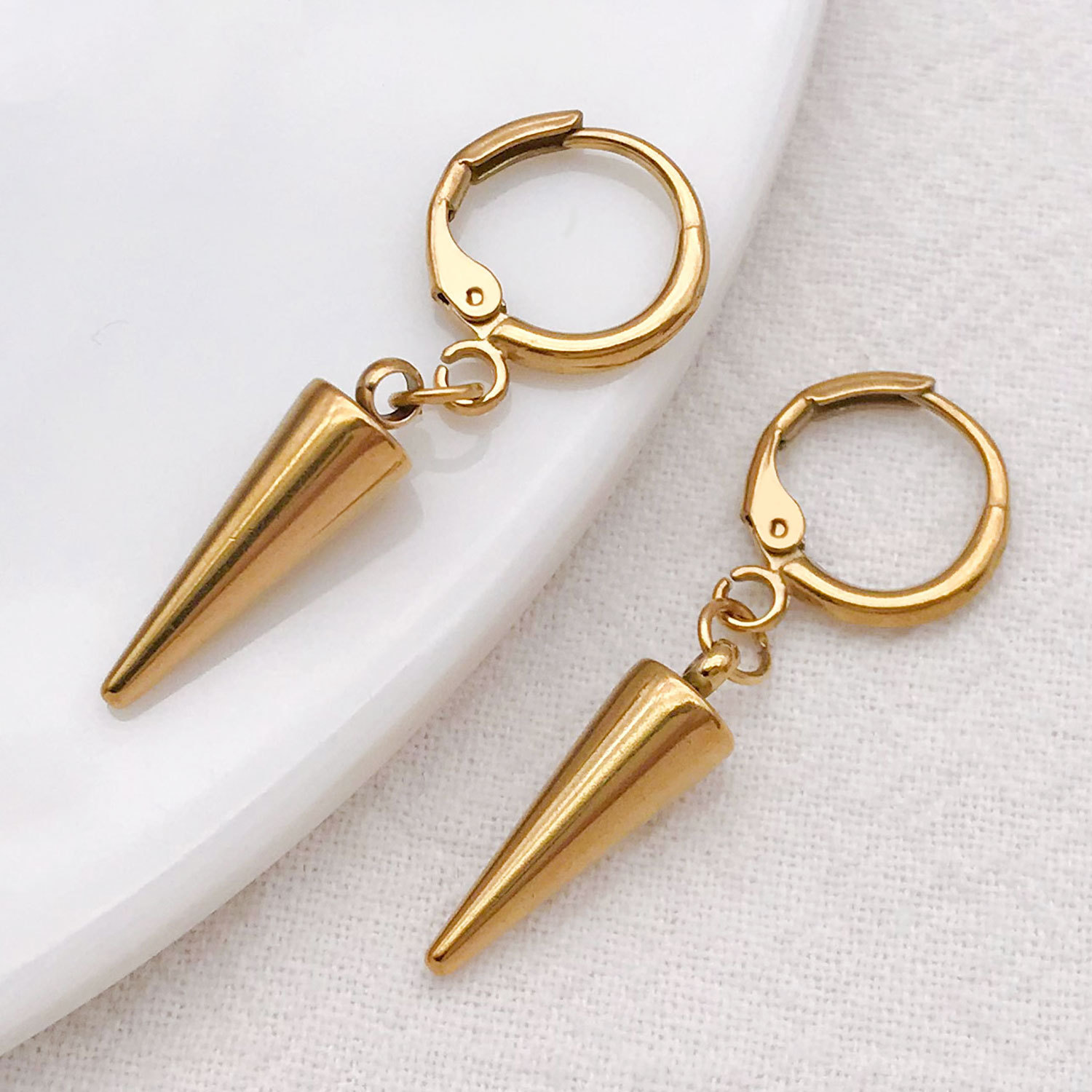 8PCS Stainless Steel Cone Char - Men'S Fashion Necklaces avis et prix