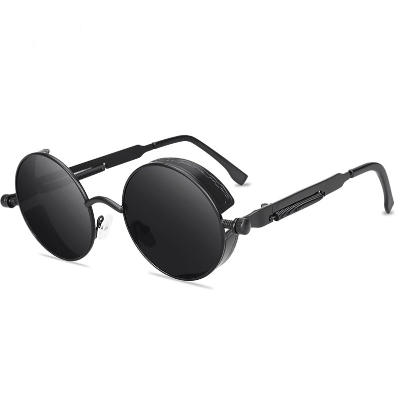 Classic High Quality Steampunk - Men'S Fashion Round Glasses avis et prix