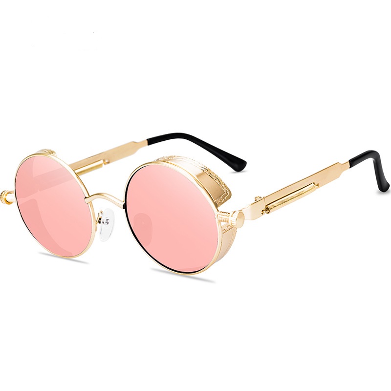 Classic High Quality Steampunk - Men'S Fashion Round Glasses avis et prix