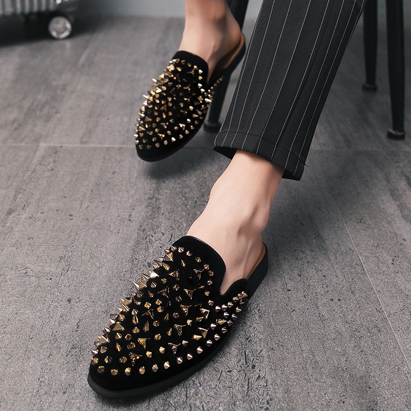 Coiffeur dress mules shoes man - Suede Loafers Men avis et prix