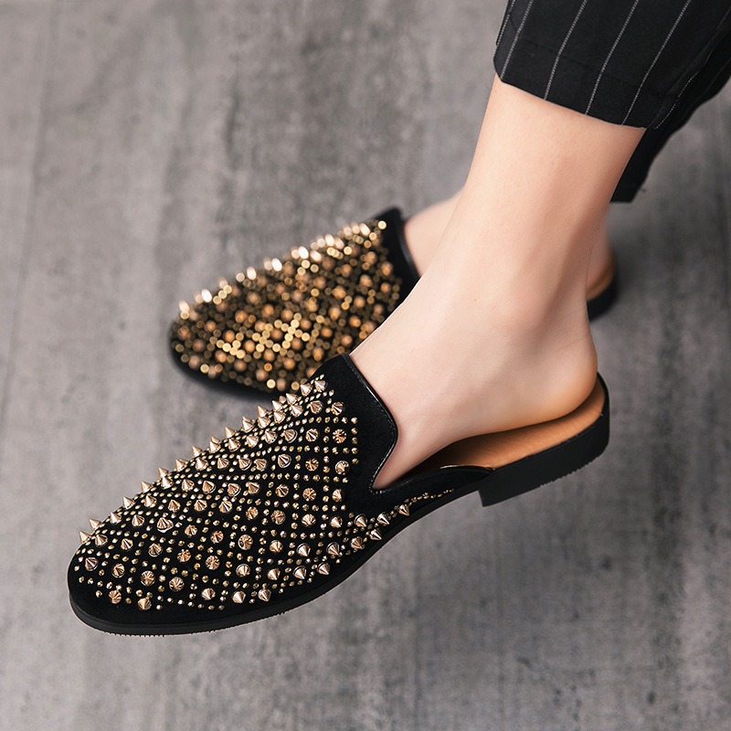 Coiffeur dress mules shoes man - Suede Loafers Men avis et prix