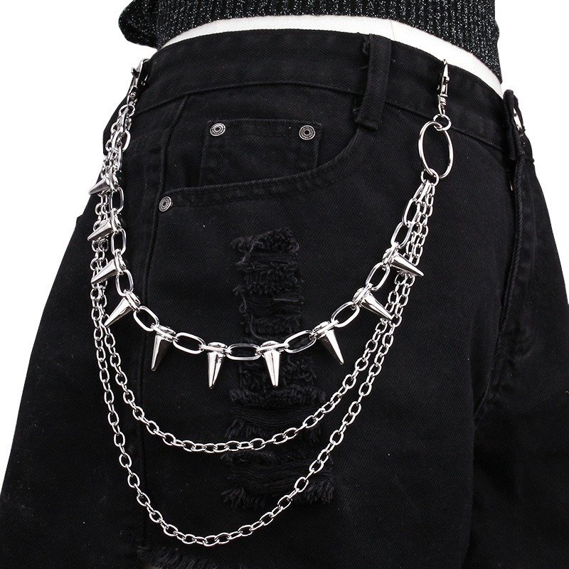 Hip Hop Punk Rock Metal Pants  - Men'S Fashion Overalls avis et prix