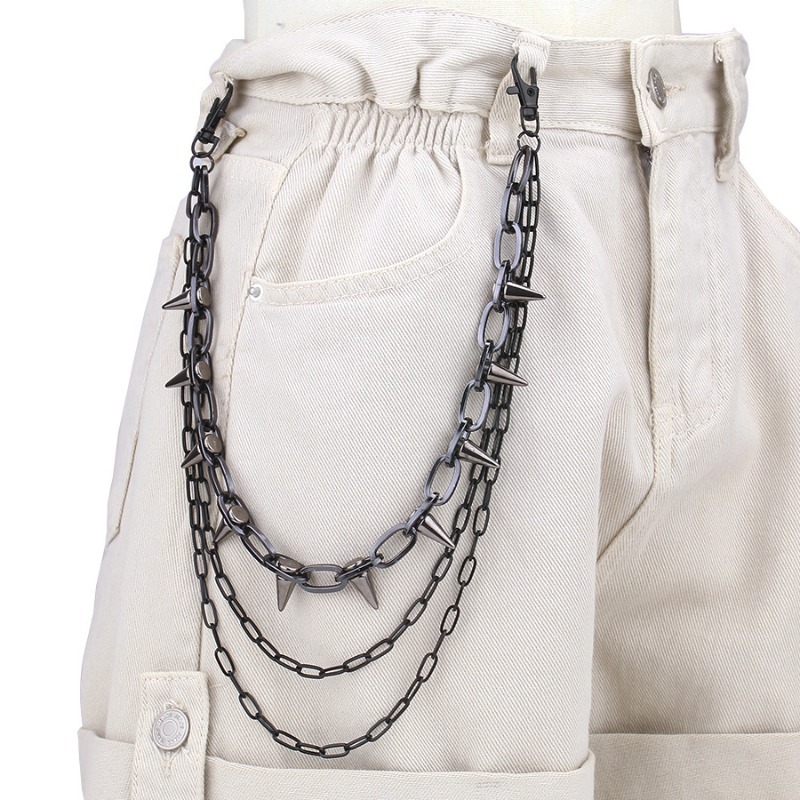 Hip Hop Punk Rock Metal Pants  - Men'S Fashion Overalls avis et prix