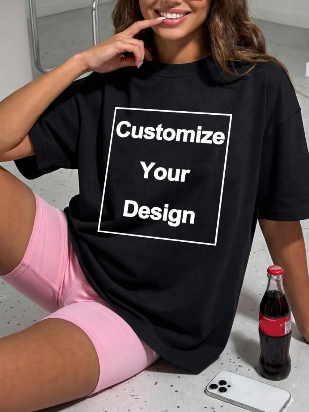 Summer Custom Cotton T-Shirts  - Graphic Tee Oversized avis et prix