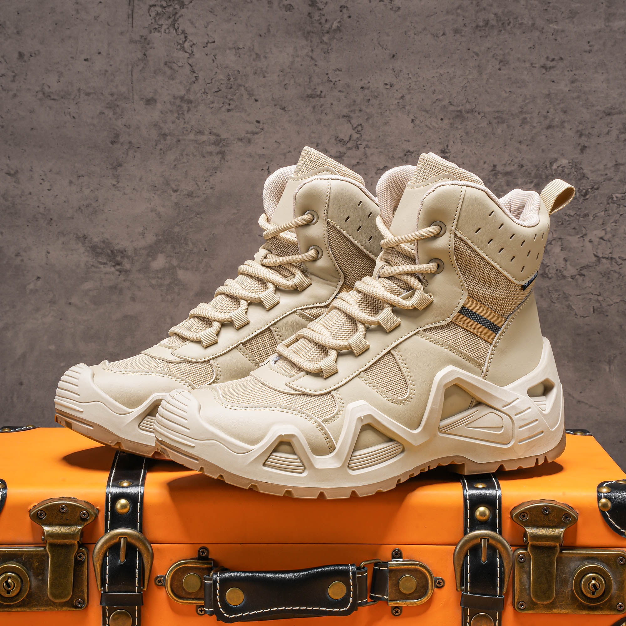 Men's high top boots, hiking b - Men'S Fashion For 45 Years Old avis et prix