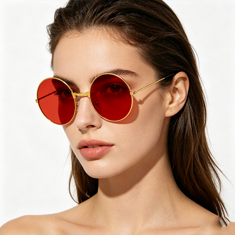 Classic Vintage Round Frame Su - Men'S Fashion Round Glasses avis et prix