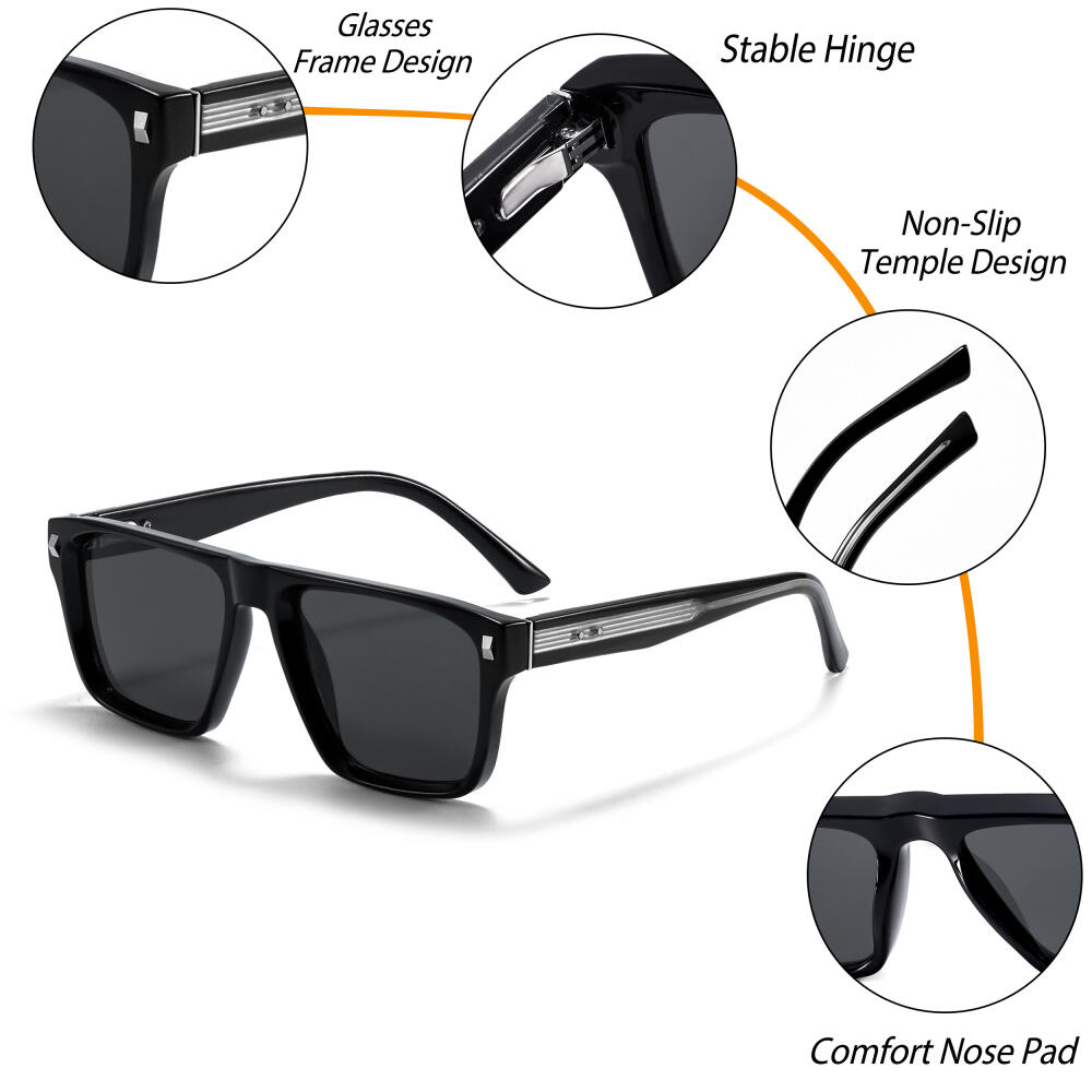 HBK Fashion Men Sunglasses Ret - Men'S Fashion Tips avis et prix