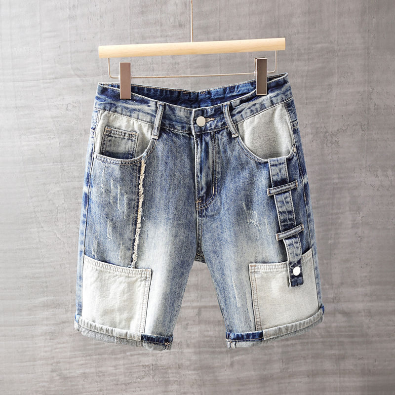 Men's Short Jeans Pants with P - Men'S Fashion Overalls avis et prix