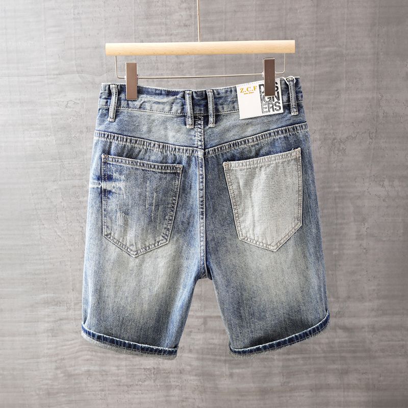 Men's Short Jeans Pants with P - Men'S Fashion Overalls avis et prix