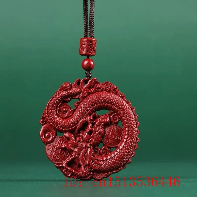 Fashion Cinnabar Jade Double S - Men'S Fashion Necklaces avis et prix