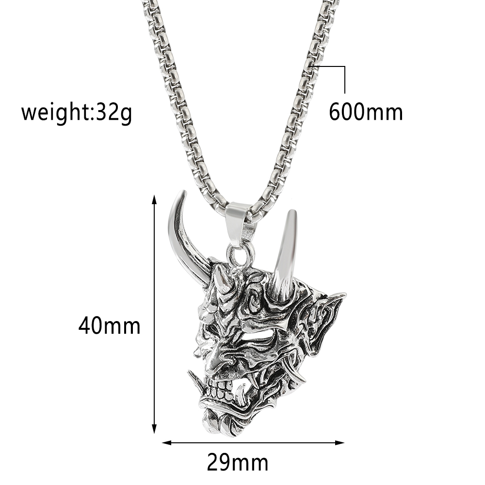 Handsome Rascal Ghost Mask Pen - Men'S Fashion Necklaces avis et prix
