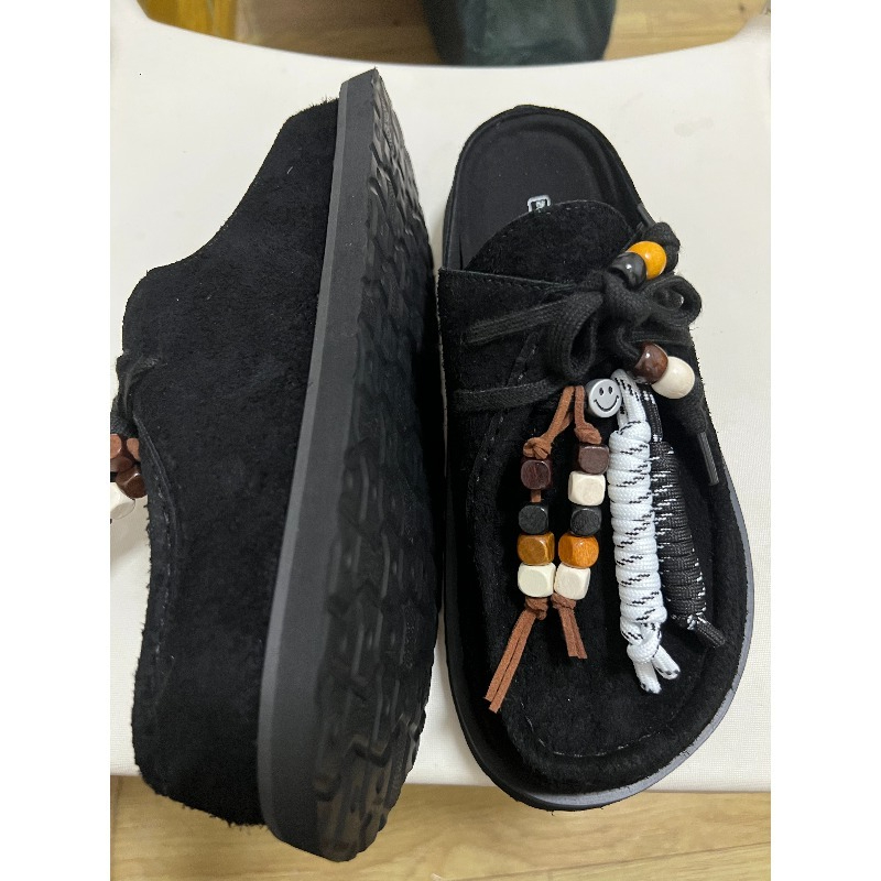 Women Men Clogs Cow Suede Leat - Suede Loafers Men avis et prix