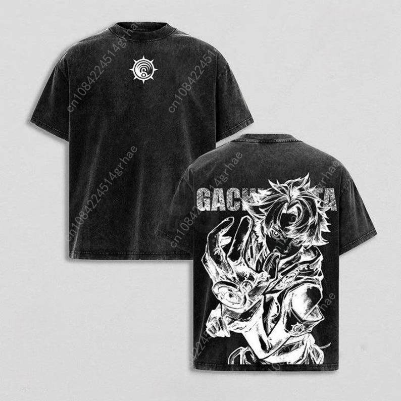 Gachiakuta Vintage Anime Washe - Graphic Tee Oversized avis et prix