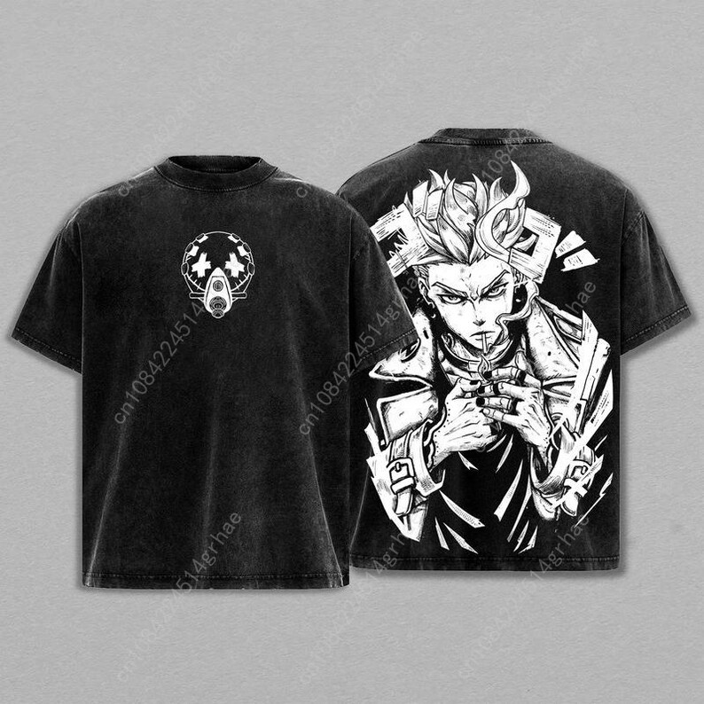 Gachiakuta Vintage Anime Washe - Graphic Tee Oversized avis et prix