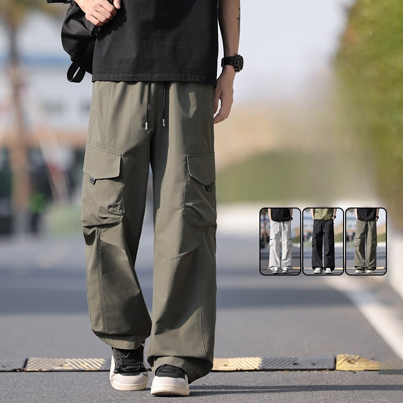 Streetwear Men's Baggy Cargo P - Men'S Fashion Overalls avis et prix