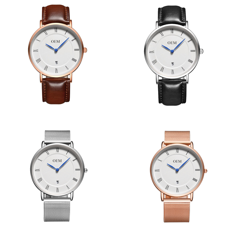 B-8210A Simple Men Watches Wit - Men'S Fashion Round Glasses avis et prix