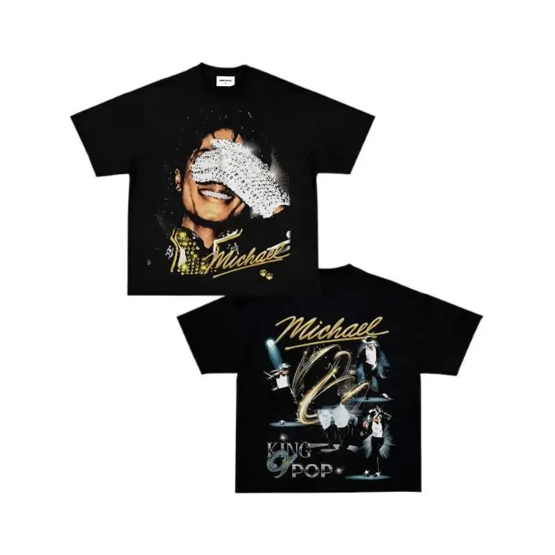 [100% cotton]Michael Jackson K - Graphic Tee Oversized avis et prix