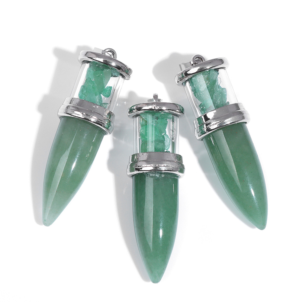 1pc Bullet shape Stone Pendant - Men'S Fashion Necklaces avis et prix