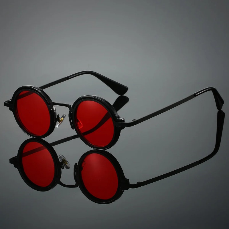New Retro Metal Round Frame Su - Men'S Fashion Round Glasses avis et prix