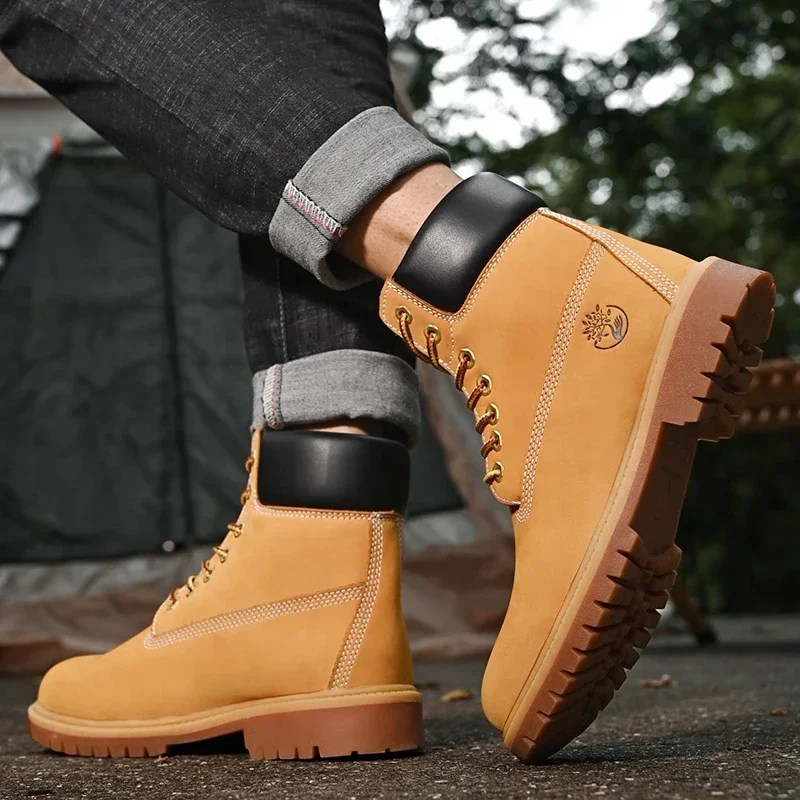 Boots Men High Top Boots High  - Men'S Fashion For 45 Years Old avis et prix