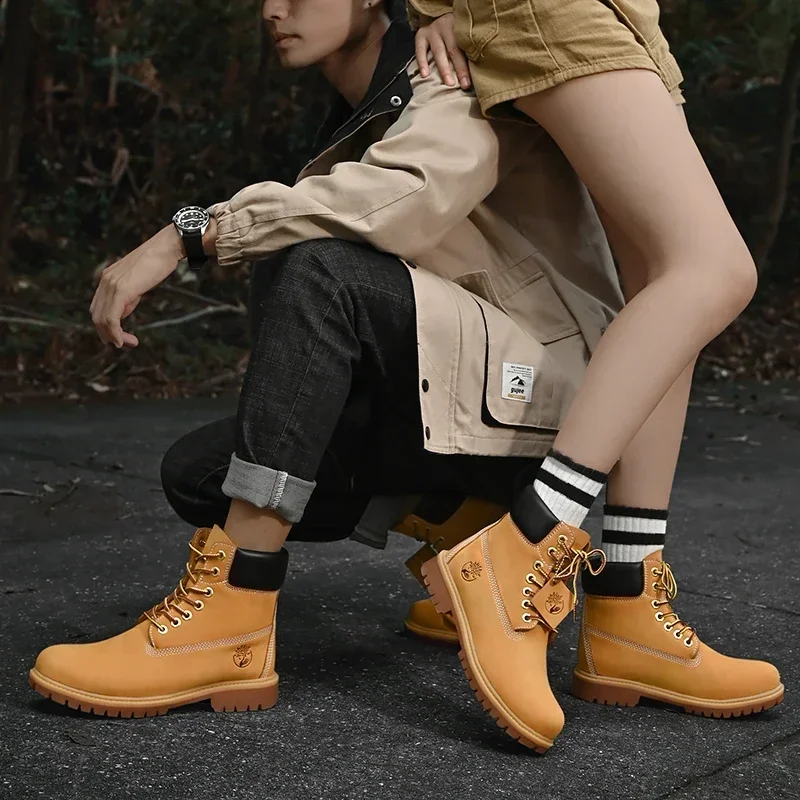 Boots Men High Top Boots High  - Men'S Fashion For 45 Years Old avis et prix