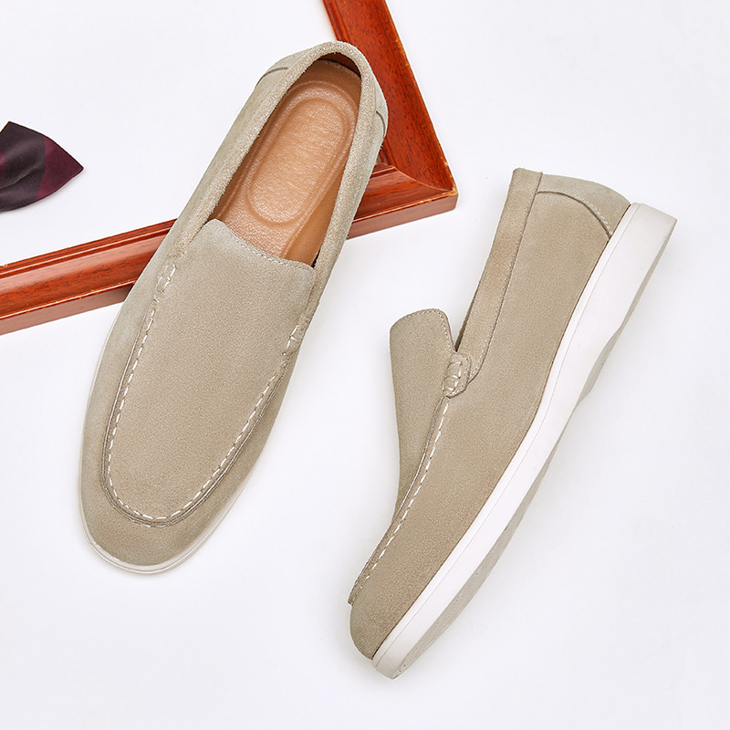 Casual Men's  Genuine Leather  - Suede Loafers Men avis et prix