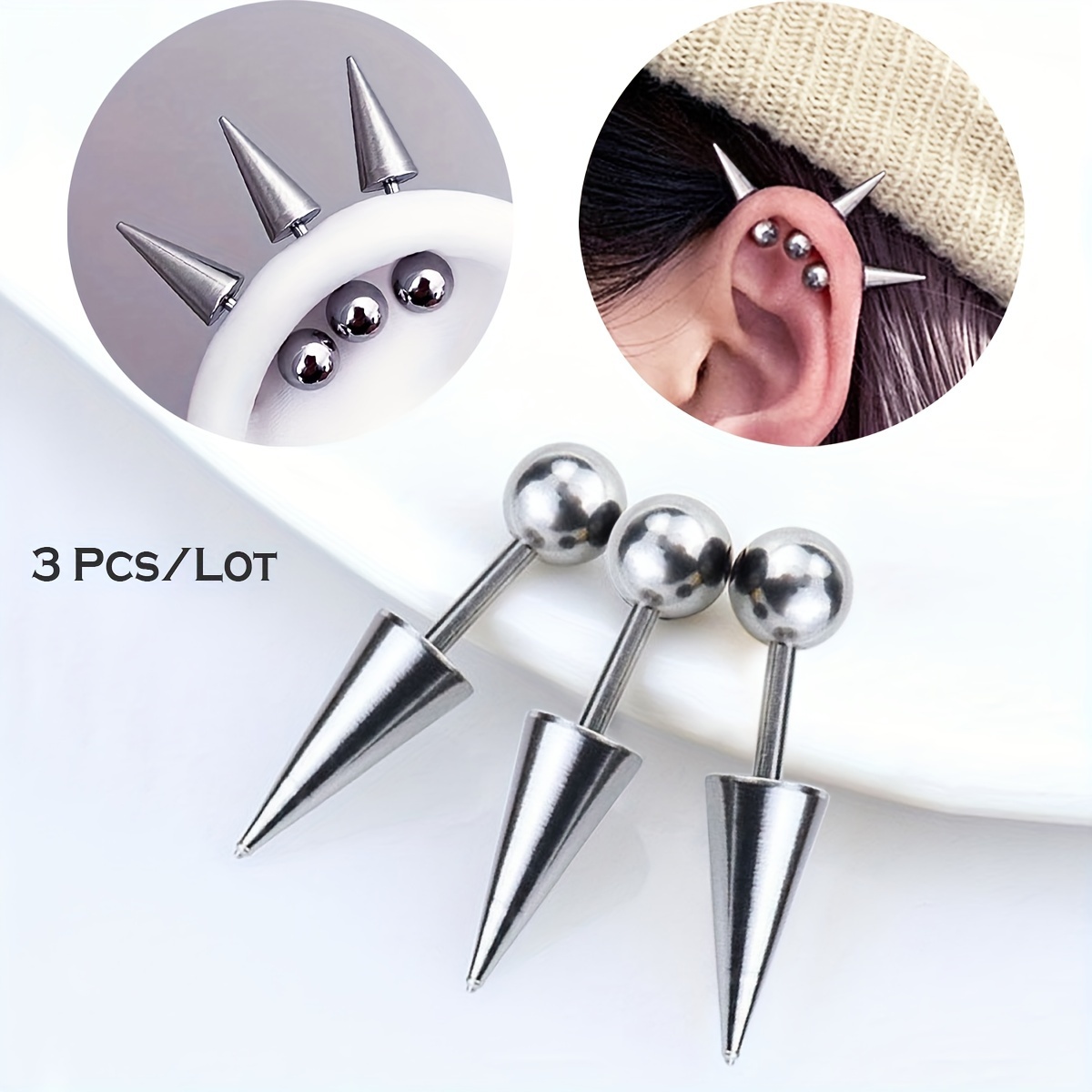 Punk Gothic Round Ball Spike C - Men'S Fashion Tips avis et prix
